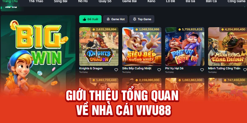 Giới thiệu tổng quan về nhà cái Vivu88